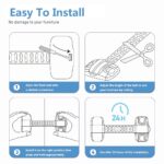 Multipurpose Adjustable and Flexible Baby Safety Latch for Drawers Cabinets etc, - Image 4