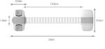 Multipurpose Adjustable and Flexible Baby Safety Latch for Drawers Cabinets etc, - Image 3