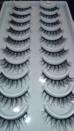 (10 PACK) eyelashes Kk48
