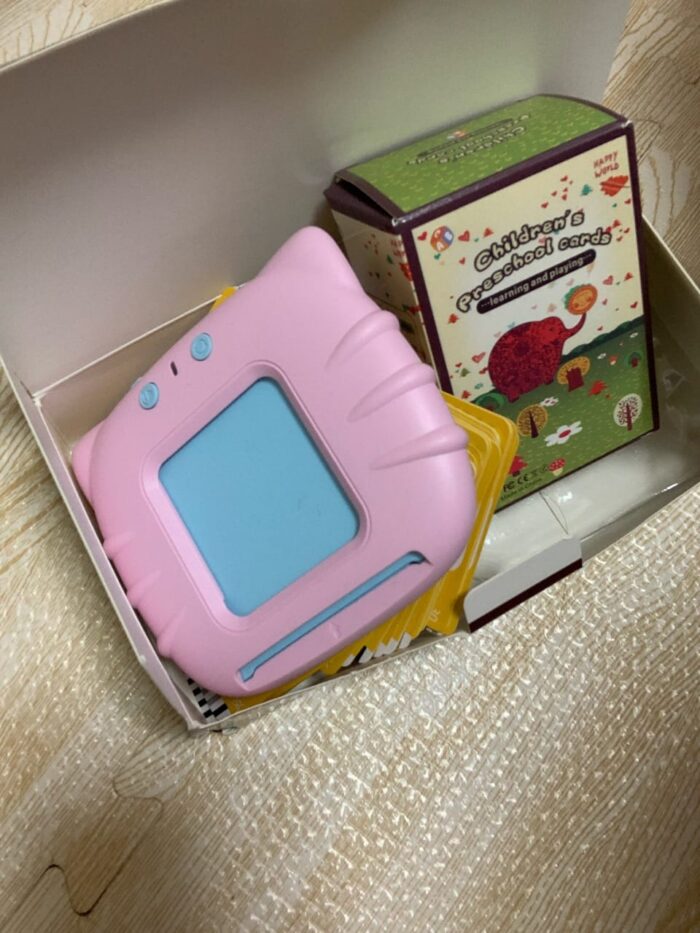 Audible Flash cards Baby Reading Machine for kids early learning English | Montessori Toddlers Gifts (random color ) - Image 4