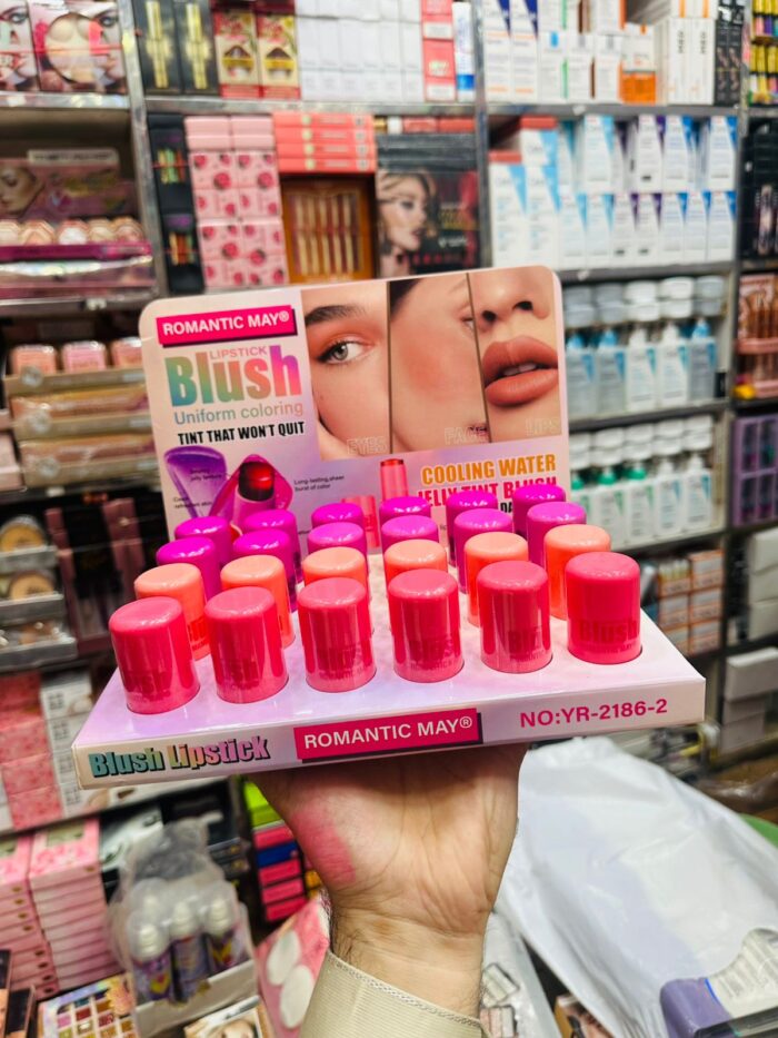 Pack Of 4 Pcs Romantic May Jelly tint Blush Stick - Image 5