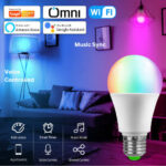 Color Changing Smart WIFI RGB led bulb, Dim-able and Color changing - Voice Controlled, 13watt - 220V LED Smart RGB Bulb, 16 Million colors + White