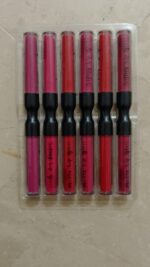 6 Pcs Set Matte and shiny dual lip gloss - Image 3