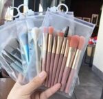 8 Pieces Cute Mini Brushes Pack  (random color) - Image 5