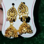 1 Pair Golden antique jhumke