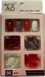 96 PCs nails set without glue or sticker