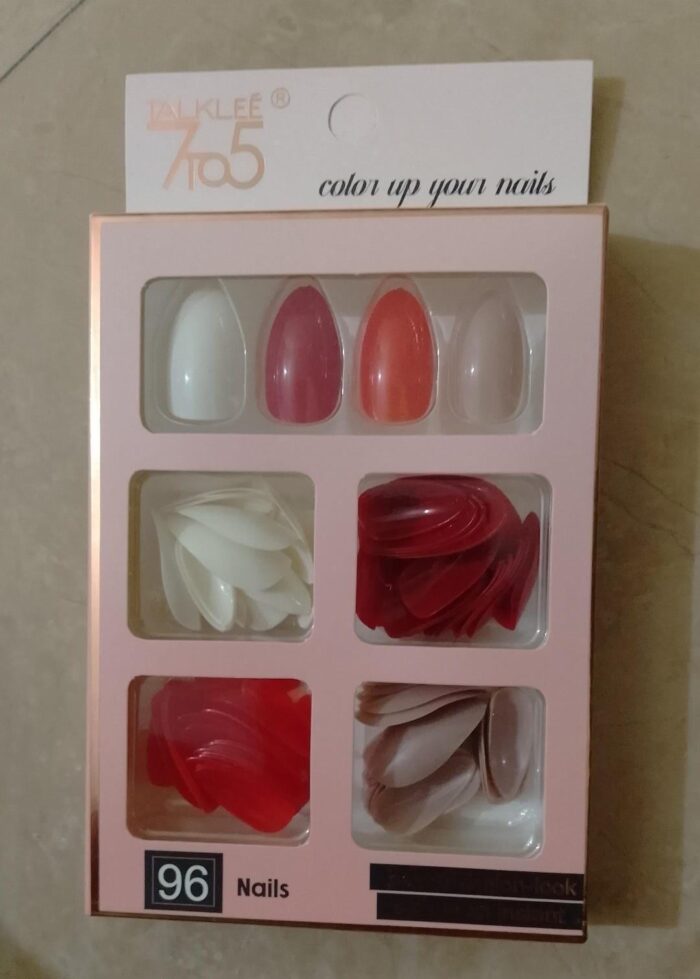 96 PCs nails set without glue or sticker - Image 3