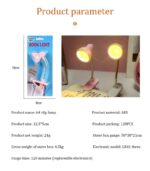 Mini Book Light with Clip Portable LED Reading Lamp Travel Bedroom Night Light Night Lights Eye Protections (Random color) - Image 6