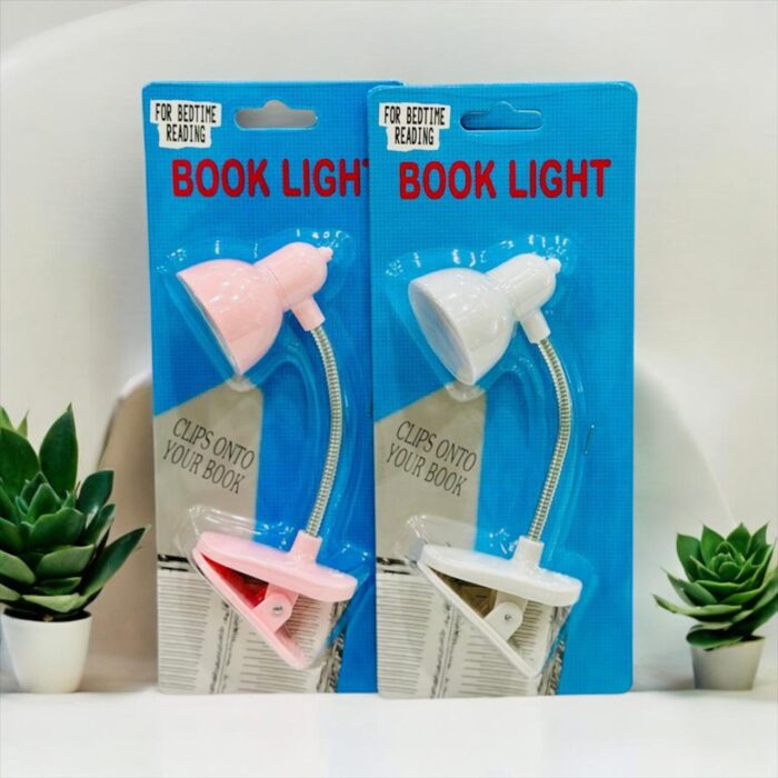Mini Book Light with Clip Portable LED Reading Lamp Travel Bedroom Night Light Night Lights Eye Protections (Random color) - Image 8