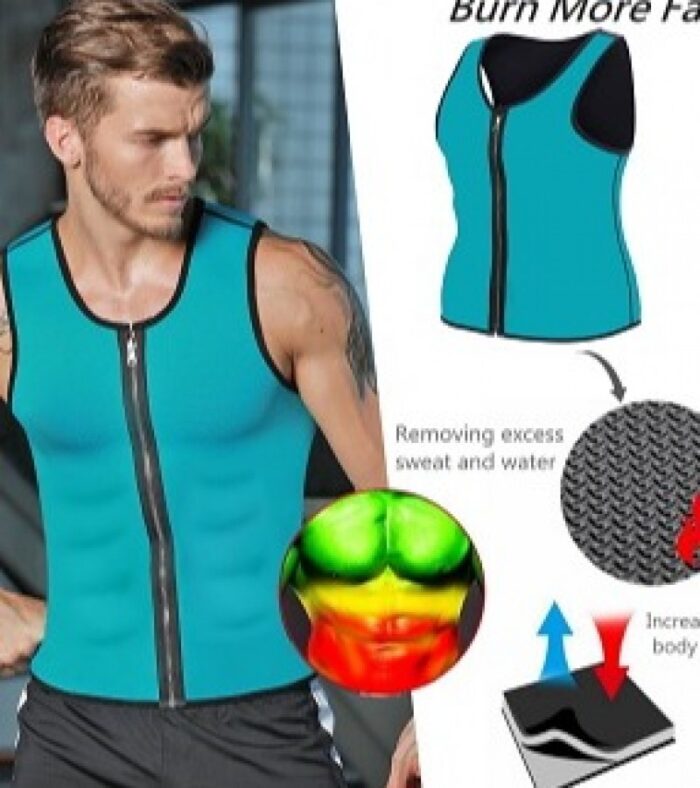 Hot Shapers Slimming Zipper body Shaper Instead SlimShirt for Men - Image 1