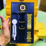 C9 Ultra Max Gold Edition Color Smartwatch 2.1 Inch Screen With Hryfine App - Image 4