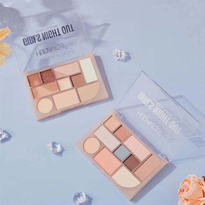 10 Color Eye Shadow Palette Colorful Eyes Pigment Makeup Palette Beauty Highlighter Bronzers Palette - Image 1