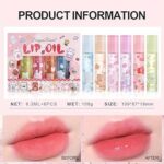 pack of 6 Lip Oil for winters  Glossy lips - Image 2