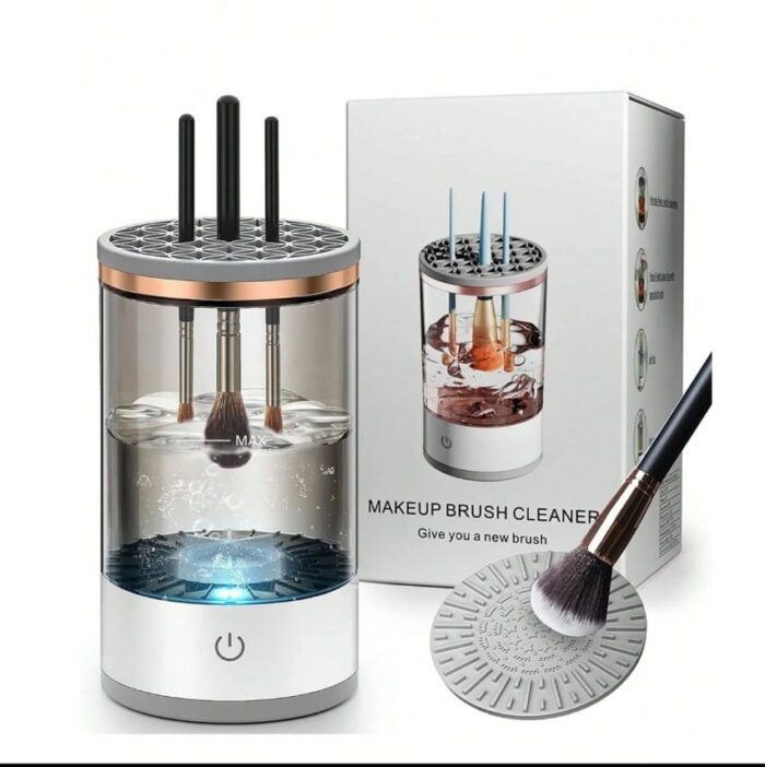 3 In 1 Electric Makeup Brush Cleaner | Automatic Make Up Brush Holder Cleaner Machine - Image 1