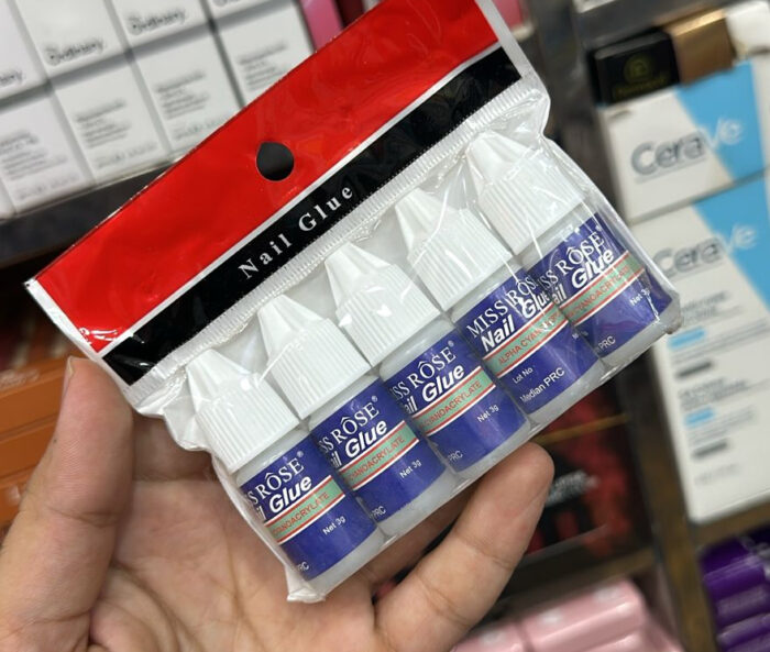 Pack of 5 - Nail Glue For Nail Art And Nail Decoration Artificial Nails Sticking Glue - Image 7