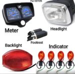 CD125 Bike Parts Set (Meter, Headlight, Backlight, Indicators, Footrest) For all motorcycle CD125