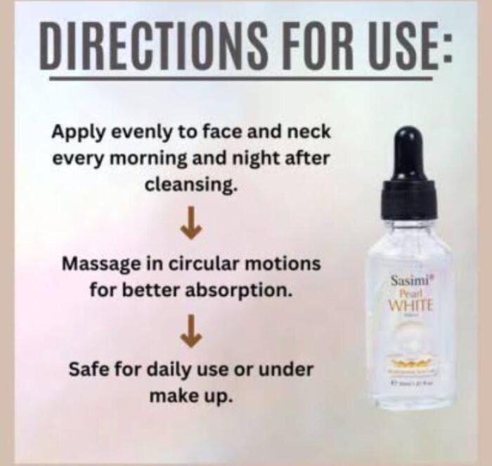 Korean glass skin pearl white serum (30 ml) - Image 5