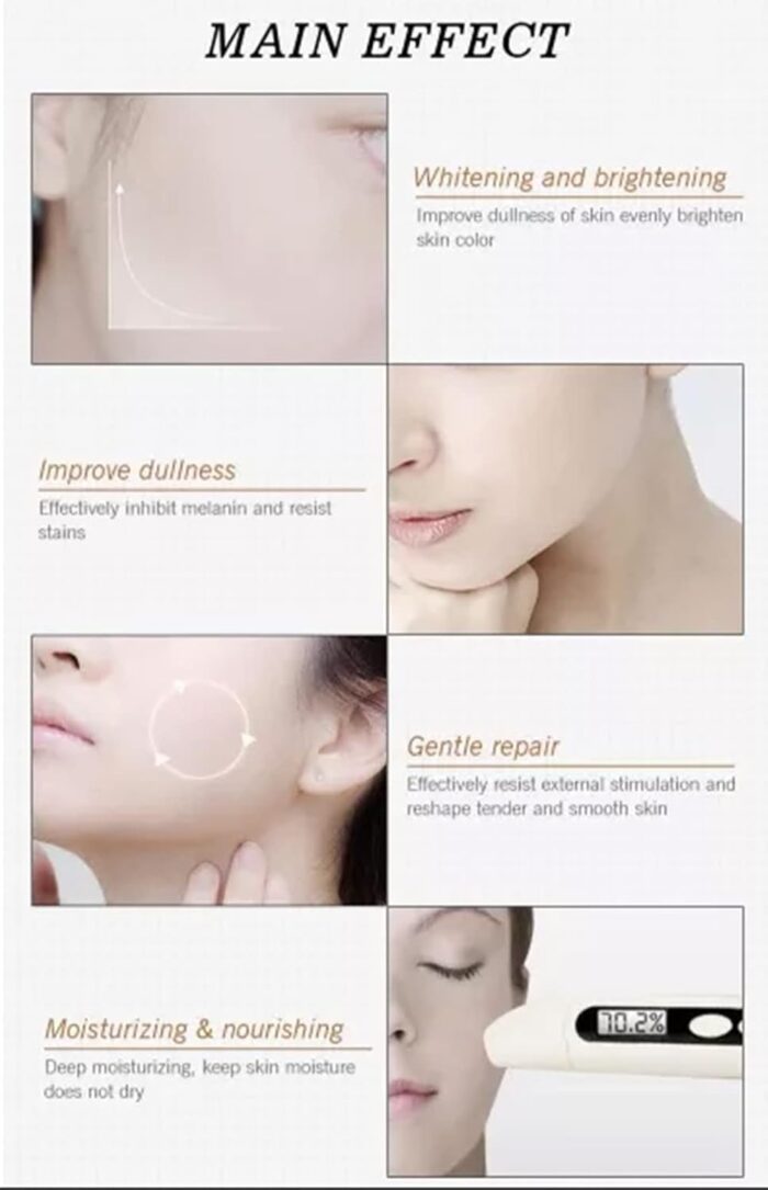 AICHUN BEAUTY Anti-Wrinkle Moisturizing Facial Serum - Hyaluronic Acid, Argan Oil - 2in1 Care - 30ml - Image 6