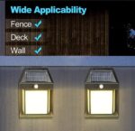 Solar Power Motion Sensor Human Body Induction LED Wall Light Waterproof Tungsten Filament Lamp Outdoor Garden Courtyard Light (Black) - Image 3