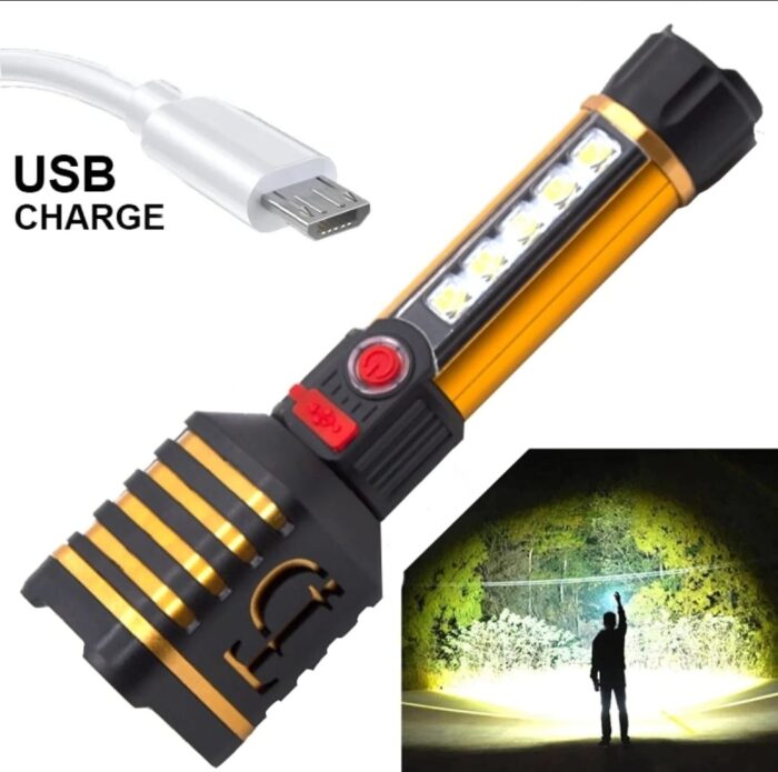 T59S Tdplus Super Bright Rechargeable Flashlight - Image 1