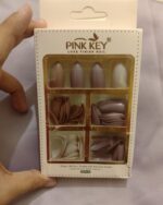96 PCs Nude Colors Nail Pack Without Glue Or Sticker (random Color) - Image 3