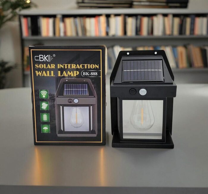 Solar Tungsten Filament Lamp - Outdoor Waterproof Intelligent Induction Wall Lamp for Courtyard, Garden, Villa Lighting, and Night Light - Image 1