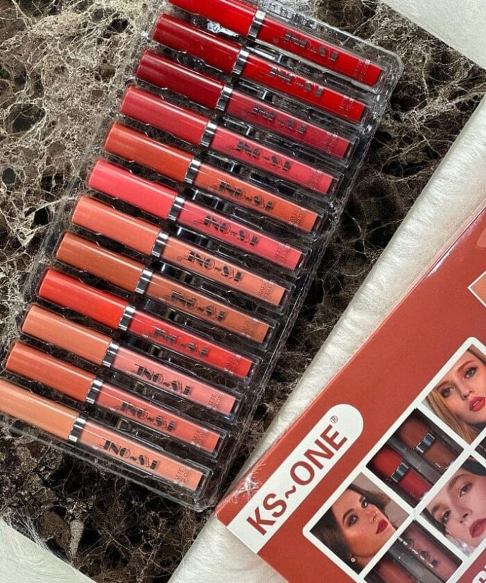 ( PACK OF 12 )KS-one liquid Matte lip gloss - Image 3