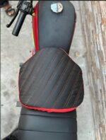 Double Stitch Water Proof Bike Seat Cushion /Motorcycle Seat Cover / Motor Bike Long Route Cushion Long Travel Seat Comfortable (Molty Foam 1inch) - Image 2