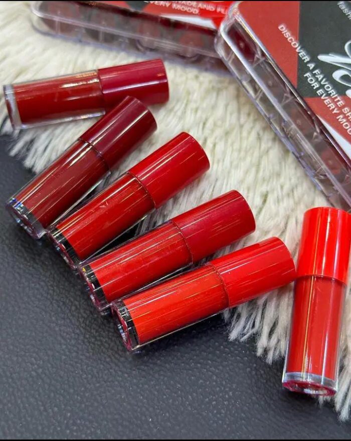 (pack of 6 )  Qoiden Rose Kiss Matte Lip Gloss - Image 4