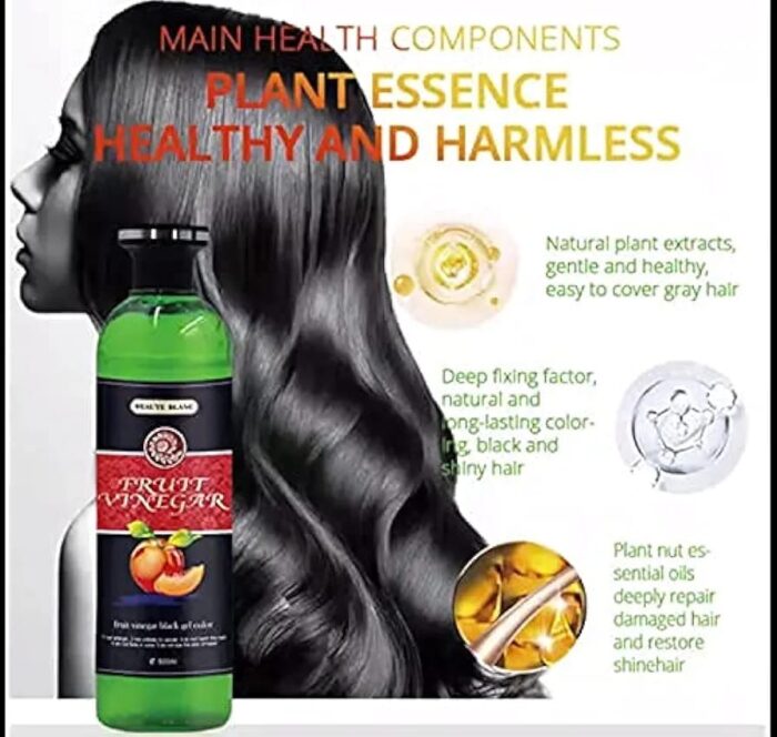 Aravli BEAUTE BLANC Fruit Vinegar Black Gel Color,  500 ml - Image 2