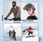 Windproof Anti Dust Full Face Masks Cycling Ski Breathable Masks Eye HD Anti Fog Goggles Hood Cover Winter Warm Hat Caps (Random Color) - Image 4