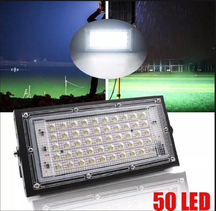 50W Led Flood Light IP65 Waterproof Outdoor Garden Yard Floodlight Spotlight - 50 LED - Image 1