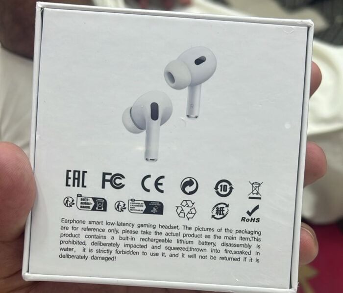 A9 Pro Wireless Bluetooth Headphones ANC Noise Reduction Headset LED Touch Screen Earbuds (random color) - Image 2