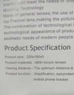 F3 Mobile Screen Magnifier | Enlarged Mobile Screen Amplifier Large Screen Eyes Protection (Random color) - Image 2