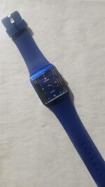 (Blue) mefada QUARTZ luxary watche For men & Women   (without box )