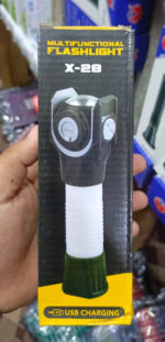 360 Degree Rotating Flashlight Outdoor Led Flashlight Rechargeable Torch for Camping Outdoor Emergency Use - Image 4