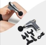 Compact Power Massager Gun with 6 Interchangable heads CY-002