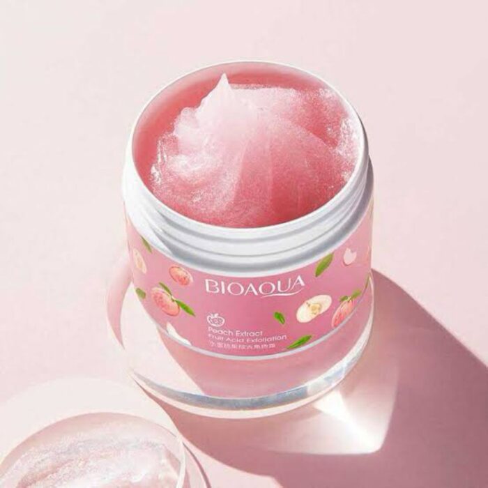 Bioaqua Peach Extract Fruit Acid Exfoliating Face Gel Cream 140g - Image 3