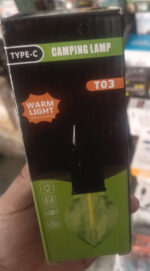 Multi-Purpose Led Rechargeable Outdoor Camping Work light bulb with hook for hanging - T03 - Image 3