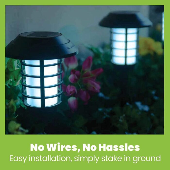 2 in 1 Solar Flame Lamp | Outdoor Led Waterproof Decoration Garden Lawn Light - Image 5