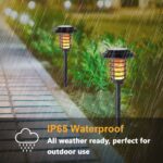 2 in 1 Solar Flame Lamp | Outdoor Led Waterproof Decoration Garden Lawn Light - Image 6