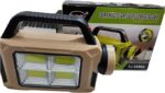 Rechargeable LED flashlight with solar panel - 6689A (Random color) - Image 6