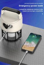 Portable Camping Lights with 4 Lighting Modes, Torch Mode, USB Rechargeable Camping hiking Lantern with Hook, Waterproof Tent Light - Image 6