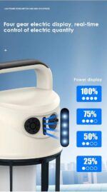 Portable Camping Lights with 4 Lighting Modes, Torch Mode, USB Rechargeable Camping hiking Lantern with Hook, Waterproof Tent Light - Image 7