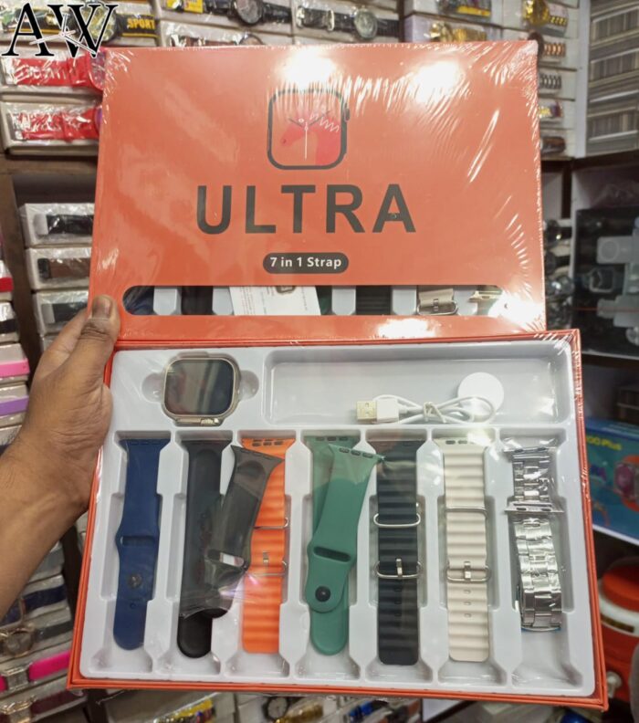 LAXASFIT 7 in 1 ultra LATEST MODEL SMART WATCH(random color) - Image 3