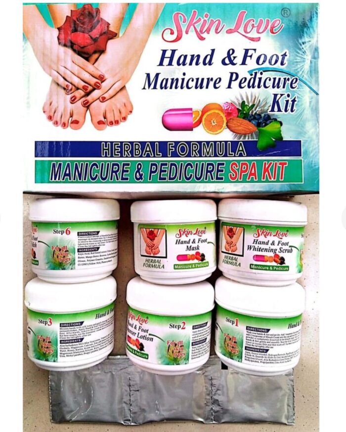 6 step Manicure & pedicure Cream SPA kit - Image 1