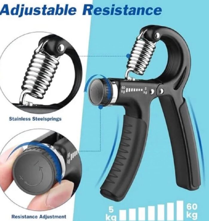 Hand Grip Strengthener Adjustable Resistance Wrist Strengthener Forearm Gripper Hand Workout Squeezer Grip Strength Trainer - Random Color - Image 2