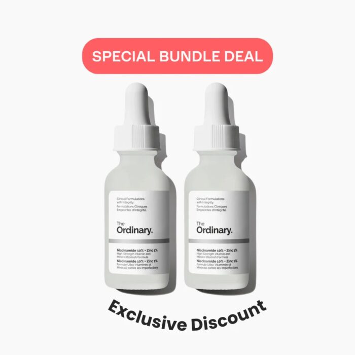 (PAck Of 2 ) The Ordinary Niacinamide 10% + Zinc 1 % (30ML ) - with barcode & Batch Code - Image 1