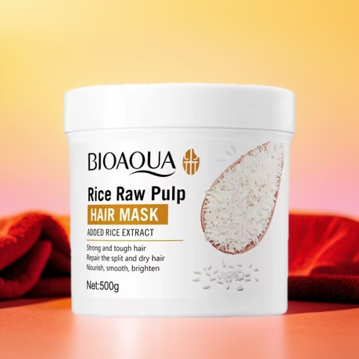 Bioaqua Rice Raw Pulp Hair Mask 500g - Image 1