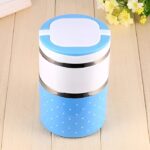 Lunch Box 2 Layer   For Kids and Adults (random color) - Image 2